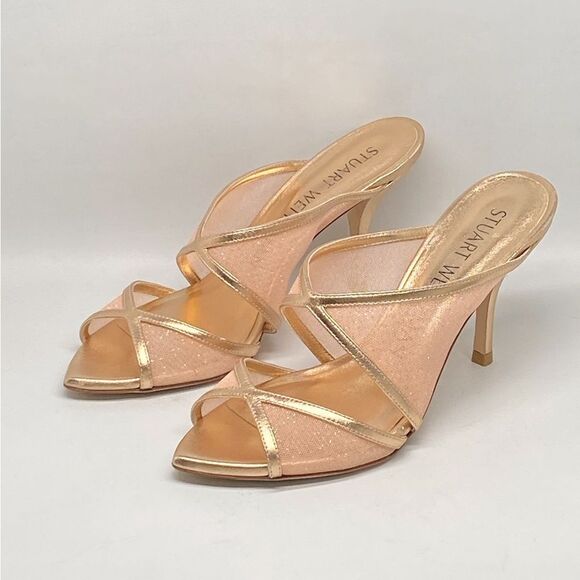 Stuart Weitzman Noche 85 Sandals size 7.5 - Picture 2 of 13